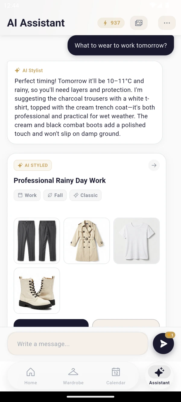 AI Stylist Chatbot